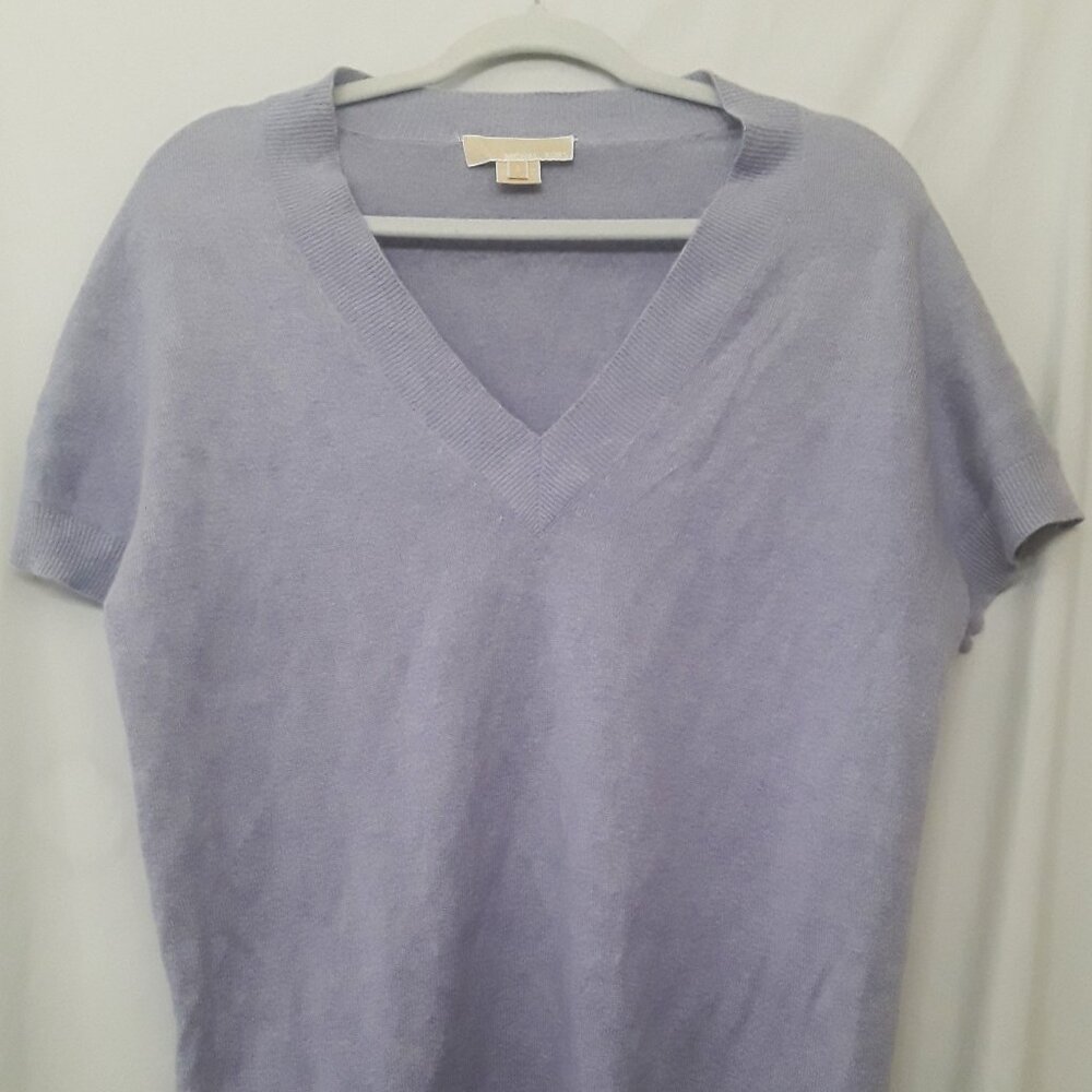 Michael Kors Purple Wool Sweater Vest